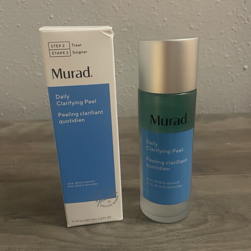 NIB Murad Daily Clarifying Peel AHA, BHA & Retinoid 95 ml 3.2 fl oz $49 MSRP